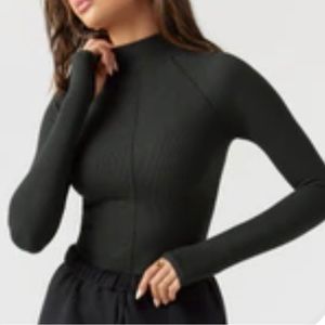Joah Brown - Stitch Mock Neck Long Sleeve
